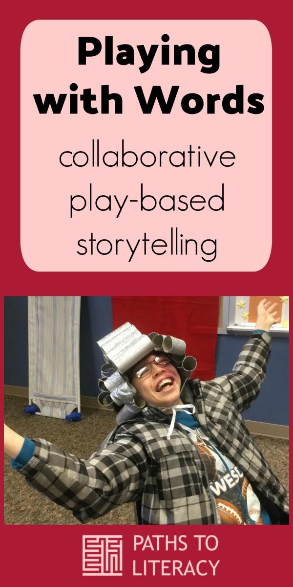 Collage of playing with words