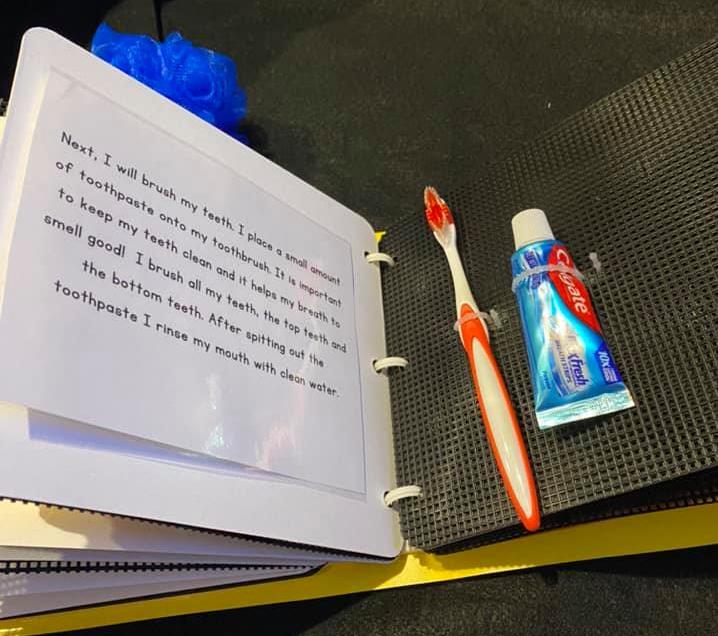 Toothbrush and toothpaste Toothbrush and toothpaste