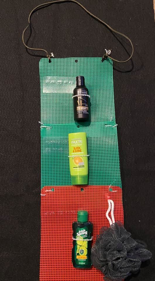 Tactile sequencer for in the shower to hang over shower nozzle Tactile sequencer for in the shower to hang over shower nozzle