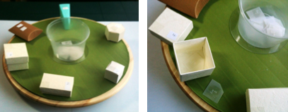 lazy sue with dice set up to play a game