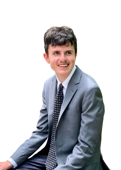 Austin graduating college.