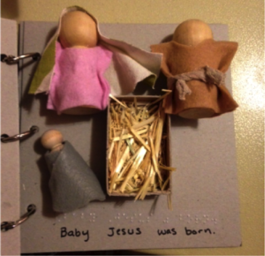 christmas tactile book