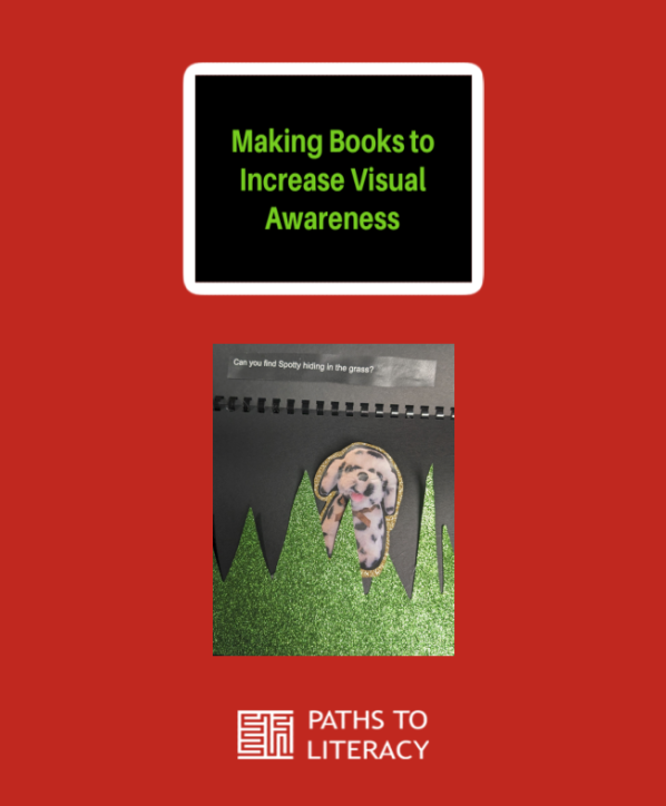Making Books to Increase Visual Awareness pin.