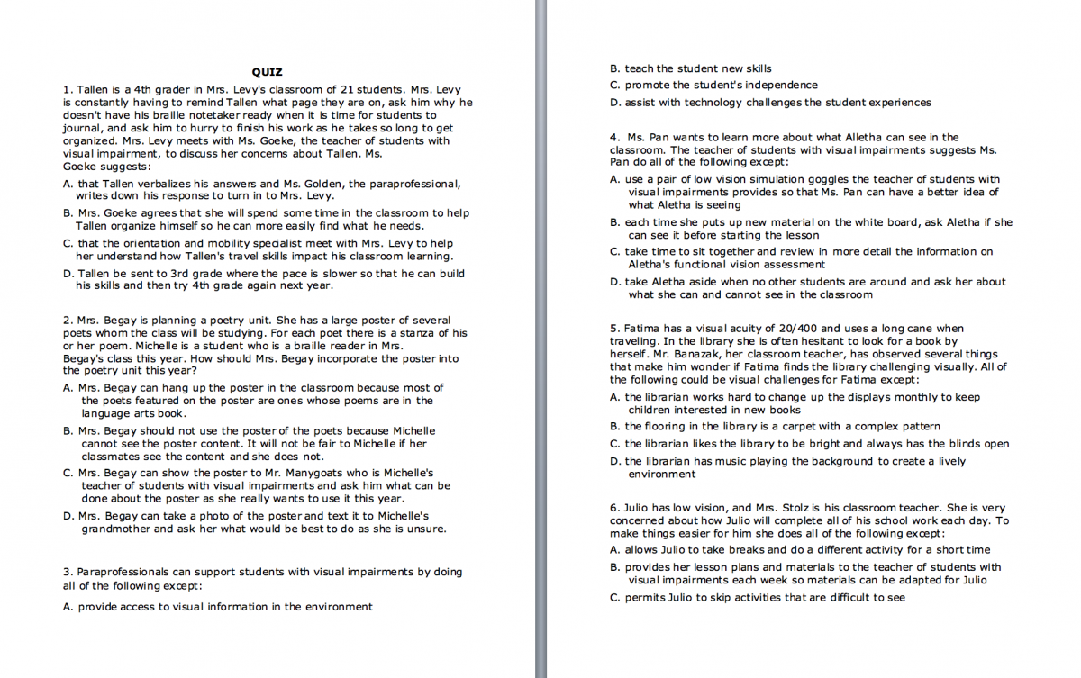 Download the quiz. Screenshot of quiz.