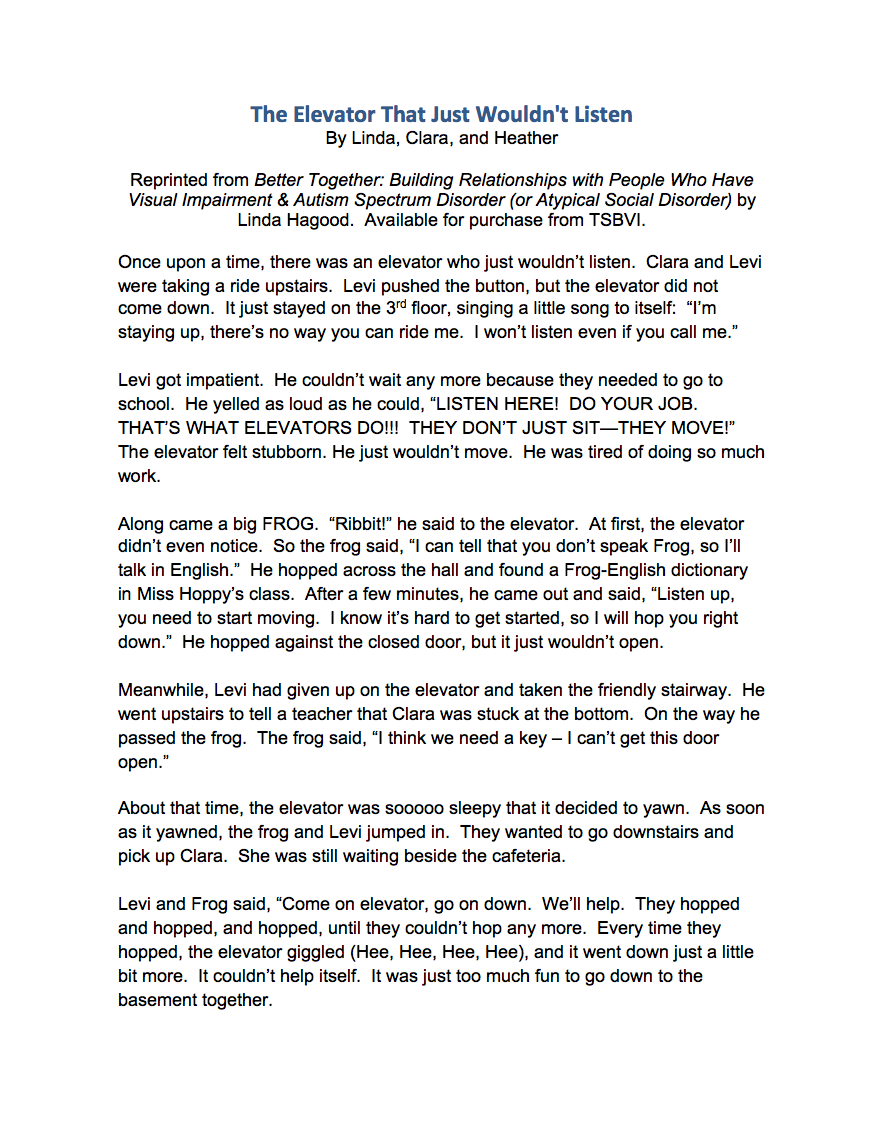 Read The Elevator That Just Wouldn't Listen. The Elevator That Just Wouldn't Listen