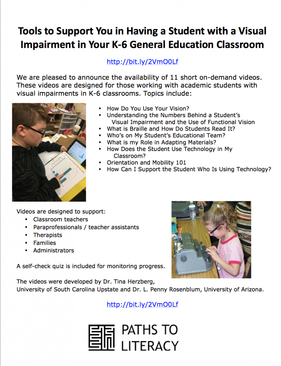 Download a PDF of the flyer. Screenshot of flyer of video course