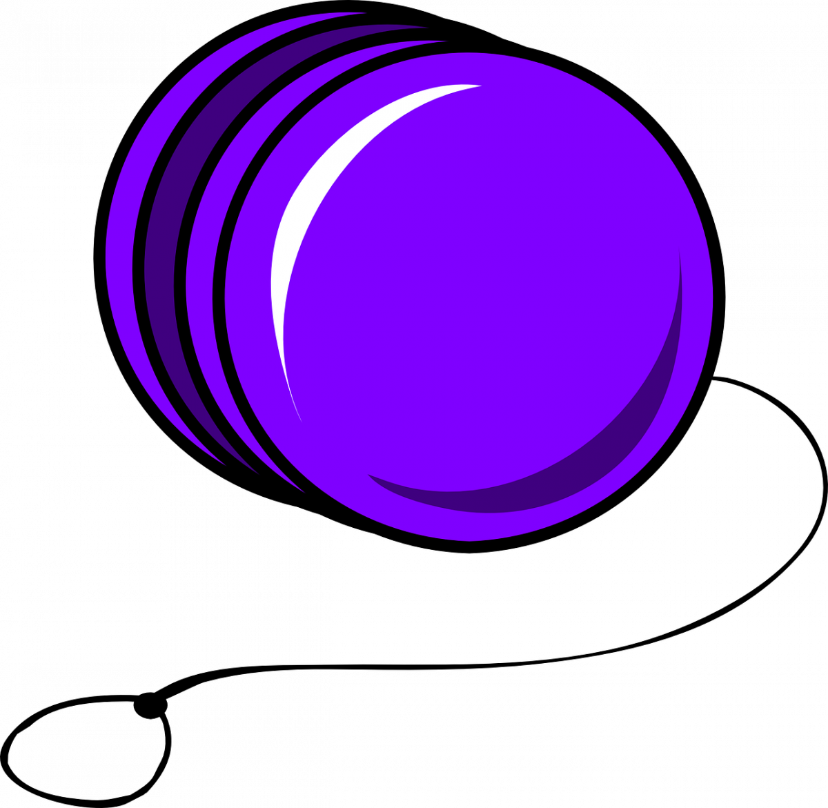 Click to view the video of Yoyo Meditation. Purple yoyo